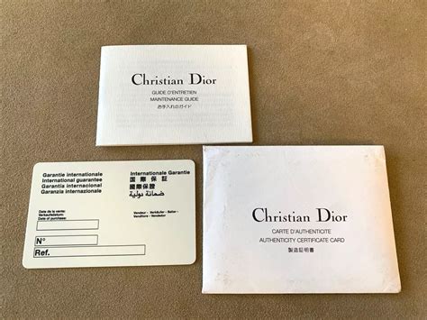 dior authenticity card blank|How to Spot a Real Dior Bag: Check Christian Dior Authenticity.